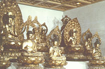 Galeries du panthon bouddhique